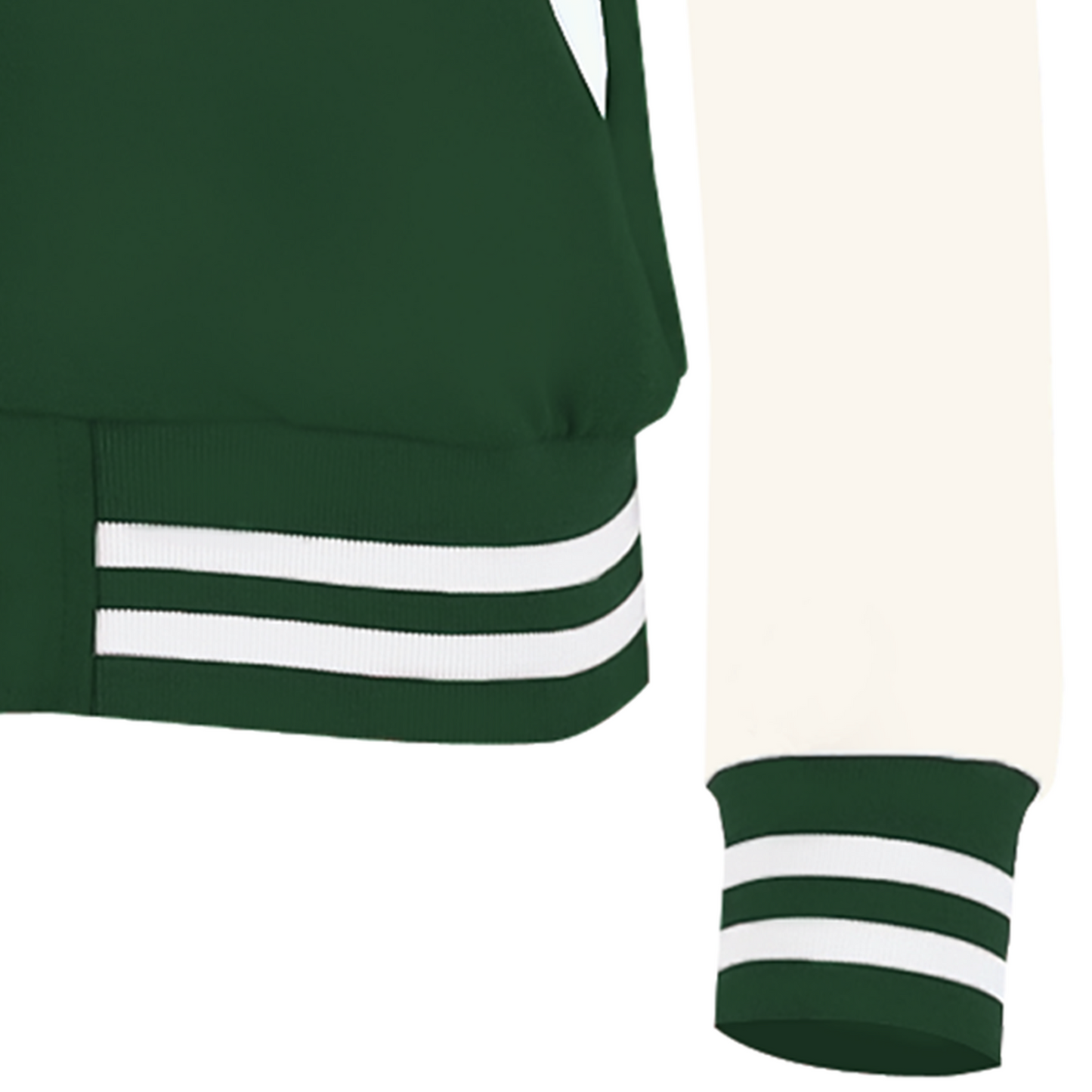 Hoodie Baseball Jacket Casual School Varsity Letterman(4colors)