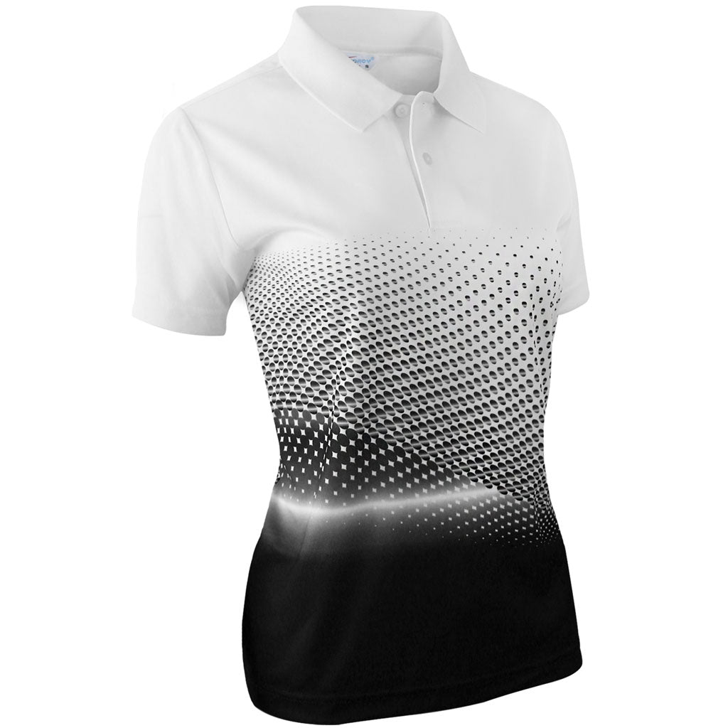 Short Sleeve Quick Dry Polka Dots Polo Jersey for Women(5colors)