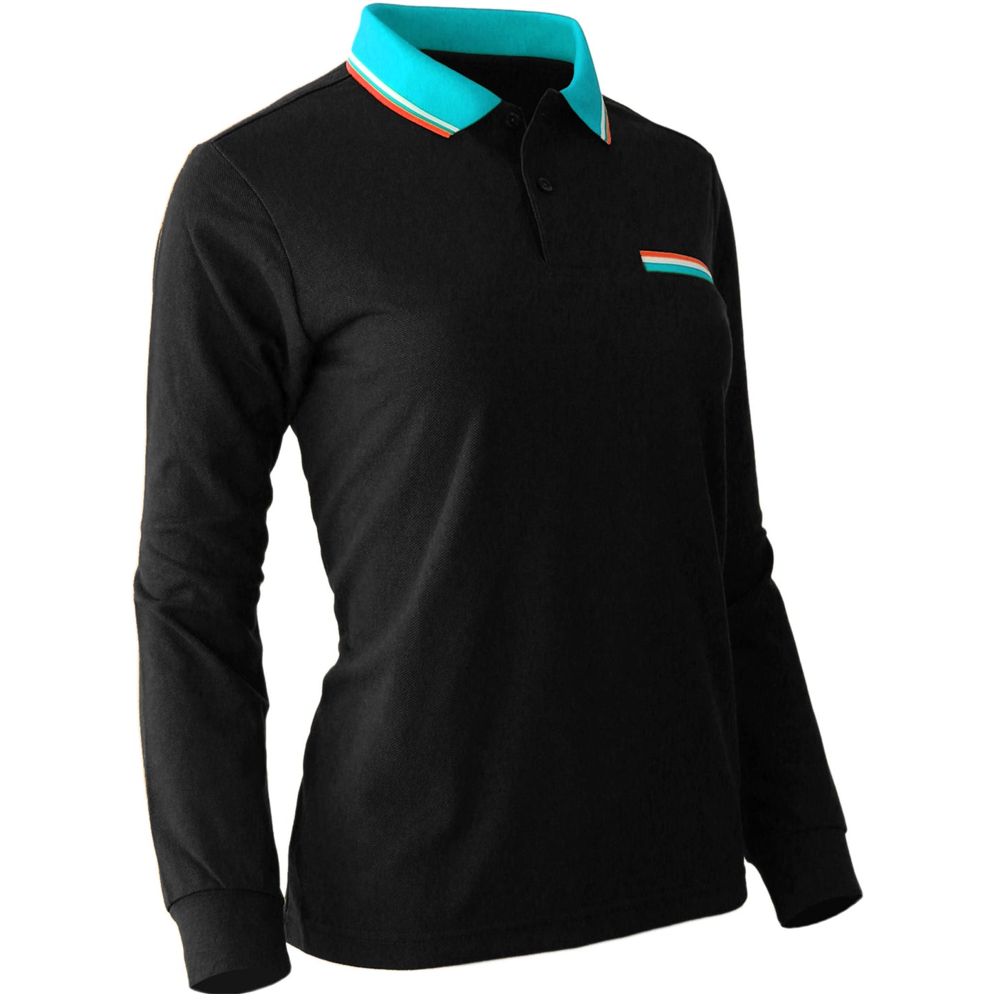 Women's Classic Pique Golf Polo Long Sleeve Shirts(5colors)