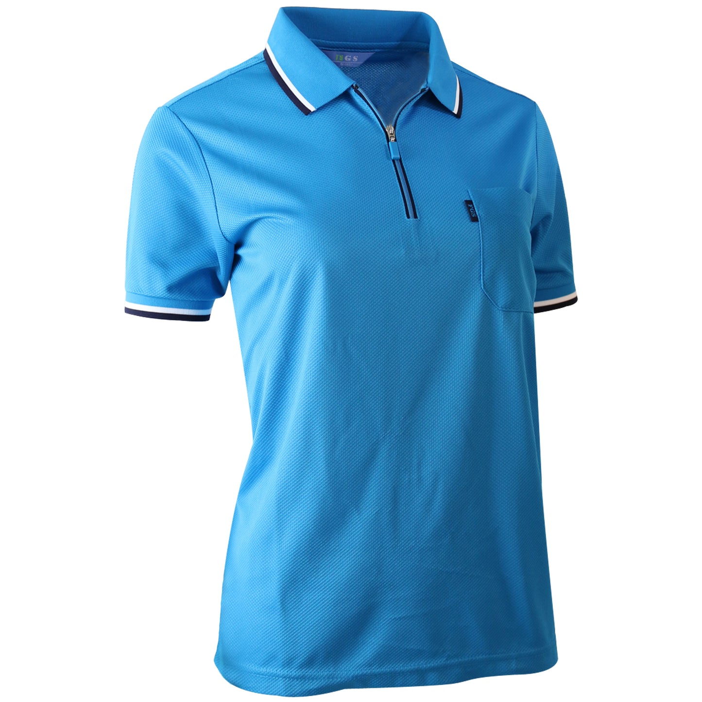 Zip Up Type Fresh Polo Shirts for Women(10colors)