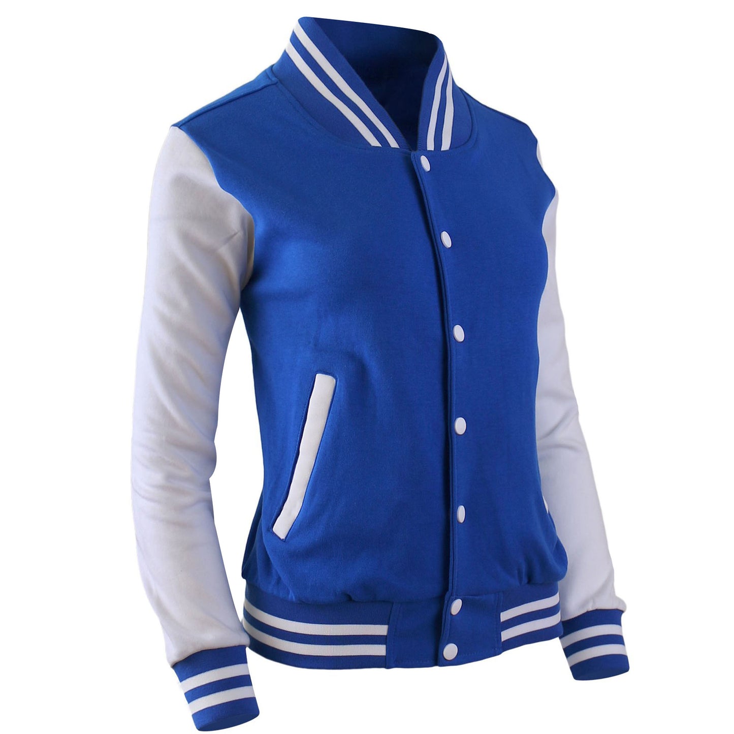 Women Baseball Jacket Casual School Varsity Letterman(8colors)