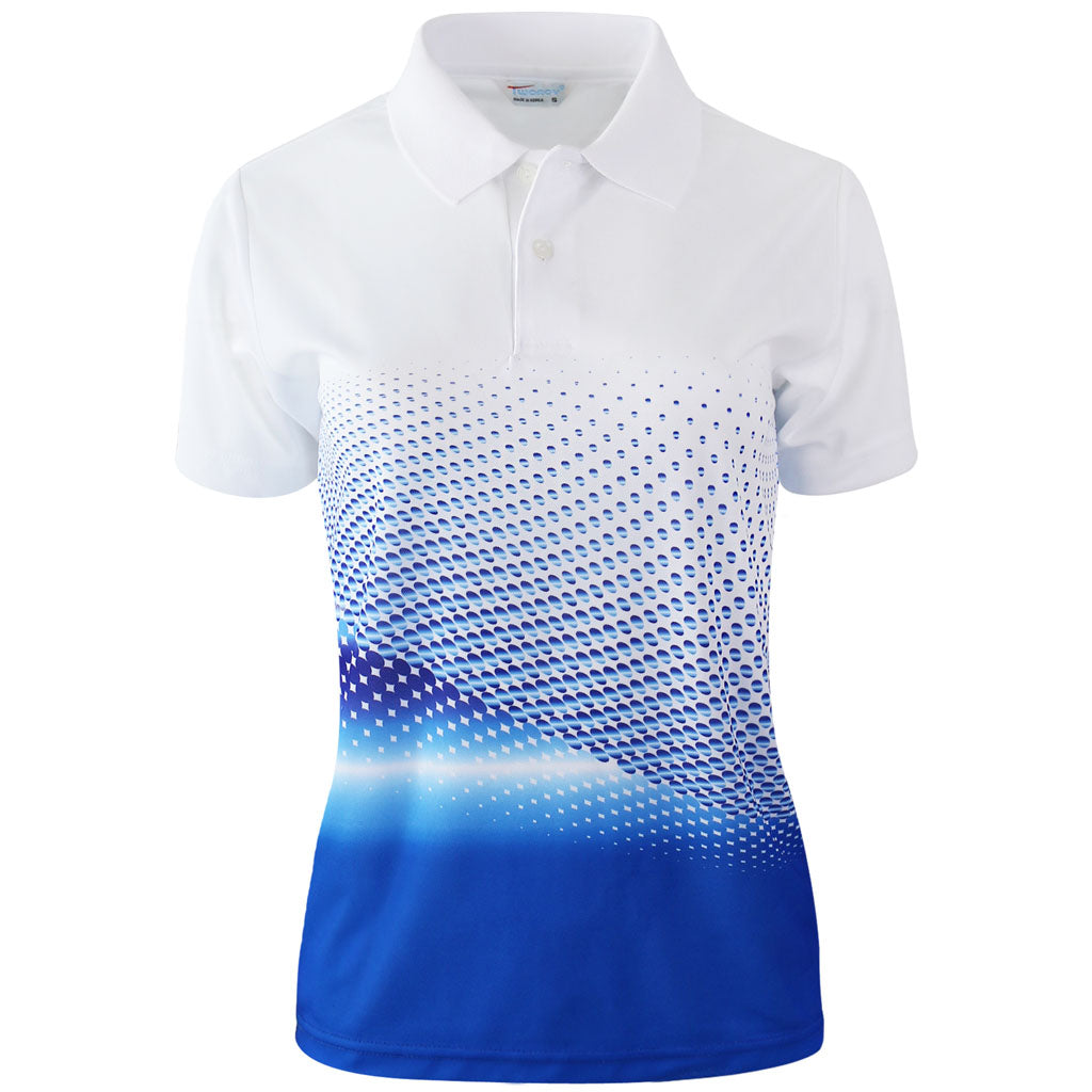 Short Sleeve Quick Dry Polka Dots Polo Jersey for Women(5colors)